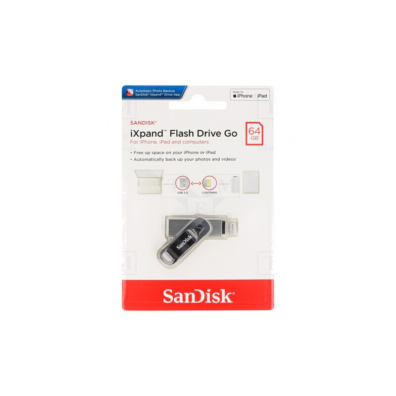 Stick USB 3.0 64GB cu Mufă Apple Lightning și USB A | Electronic-mag.ro | Componente Electronice