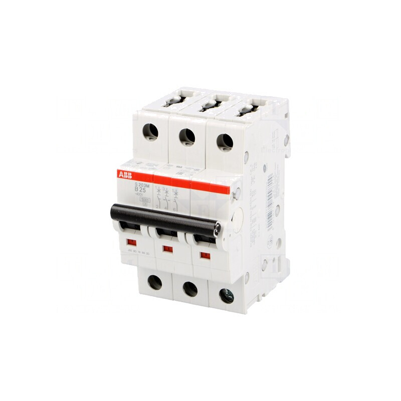 Întrerupător de supracurent 25A 3P 400V B | Electronic-mag.ro | Componente Electronice