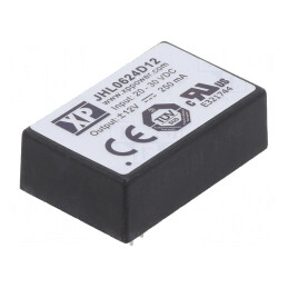 Convertor DC/DC 6W 20-30V la 12V/-12V THT | Electronic-mag.ro | Componente Electronice