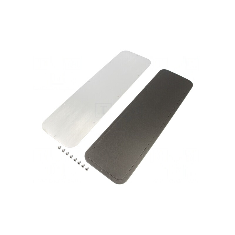 Placă trecere cabluri aluminiu 130x445x3mm | Electronic-mag.ro | Componente Electronice