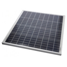 Celulă fotovoltaică | siliciu policristalin | 670x650x30mm | 60W | CL-SM60P