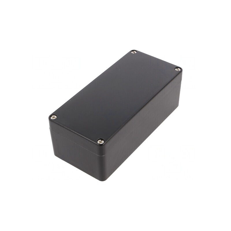 Carcasă Universală Neagră 75x160x55mm | Electronic-mag.ro | Componente Electronice