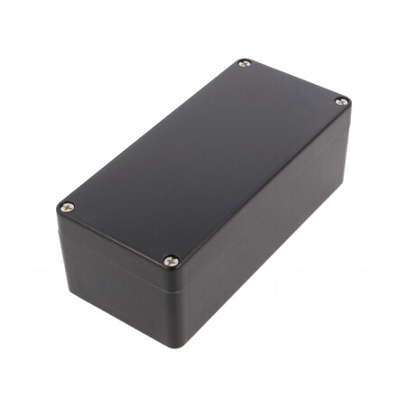 Carcasă Universală Neagră 75x160x55mm | Electronic-mag.ro | Componente Electronice