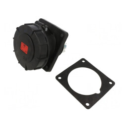 Conector Alimentare AC Trifazat 63A 400VAC IP67 | Electronic-mag.ro | Componente Electronice
