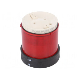 Semnalizator LED roșie 24V IP65 Ø70mm | Electronic-mag.ro | Componente Electronice
