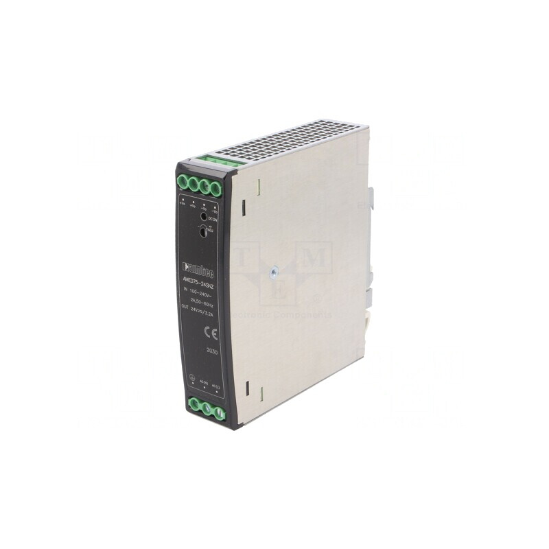 Alimentator Pulsatoriu DIN 75W 24V 3.2A | Electronic-mag.ro | Componente Electronice Alimentator Pulsatoriu DIN 75W 24V 3.2A | Electronic-mag.ro | Componente Electronice