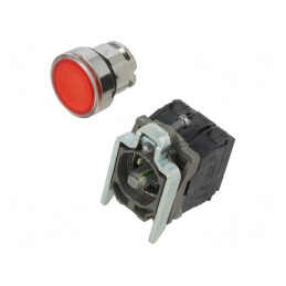 Comutator apăsare 22mm 1NC 1NO | Electronic-mag.ro | Componente Electronice