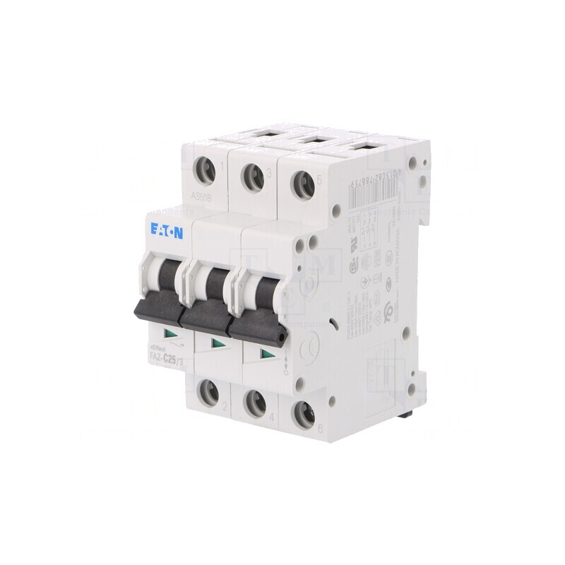 Întrerupător Supracurent 25A 3P 15kA 230/400V | Electronic-mag.ro | Componente Electronice