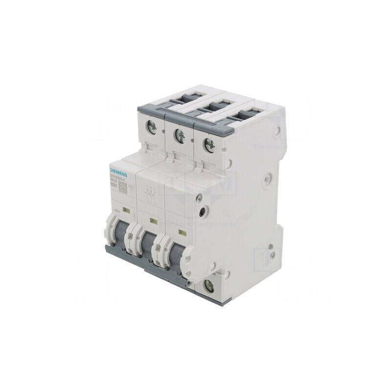 Întrerupător de supracurent 20A 3 poli 6kA 230/400VAC | Electronic-mag.ro | Componente Electronice