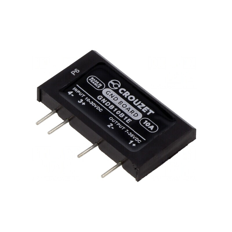 Releu semiconductor 10-30VDC curent continuu GNDB10B1E | Electronic-mag.ro | Componente Electronice