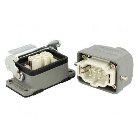 Conector HDC Tată Mamă S-E 6P 6B Drept | Electronic-mag.ro | Componente Electronice