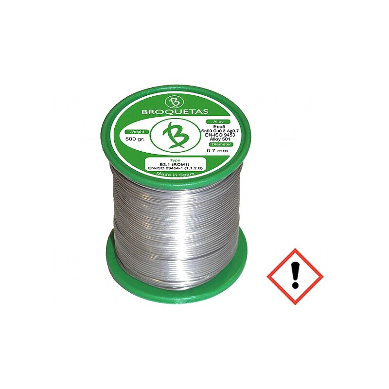 Sârmă de lipit fără plumb 0,7mm 0,5kg | Electronic-mag.ro | Componente Electronice Sârmă de lipit fără plumb 0,7mm 0,5kg | Electronic-mag.ro | Componente Electronice