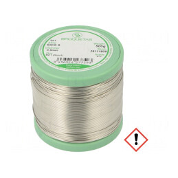 Sârmă de lipit fără plumb 0,8mm 0,5kg ECO5 | Electronic-mag.ro | Componente Electronice
