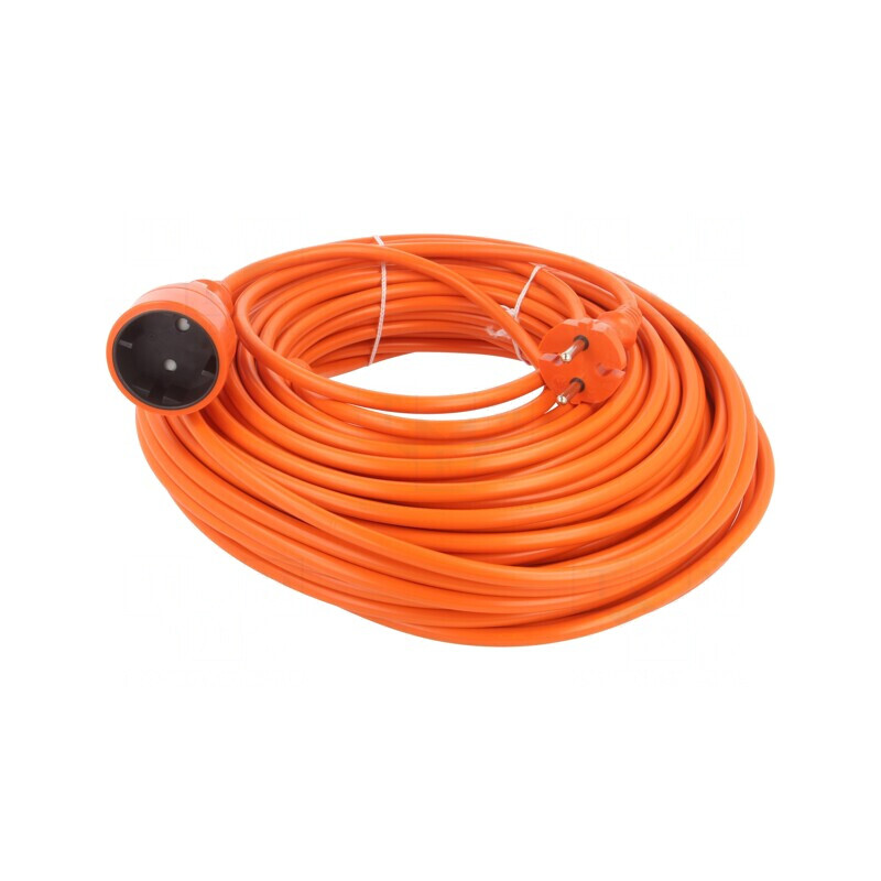 Prelungitor alimentare 40m portocaliu 2x1,5mm2 | Electronic-mag.ro | Componente Electronice