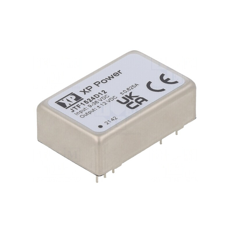 Convertor DC/DC 15W 9-36V la 12V/-12V THT JTF1524D12 | Electronic-mag.ro | Componente Electronice