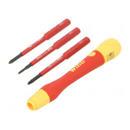 Set Şurubelniţe Izolate de Precizie 1kVAC ElectricVario 4 Bucăţi | Electronic-mag.ro | Componente Electronice