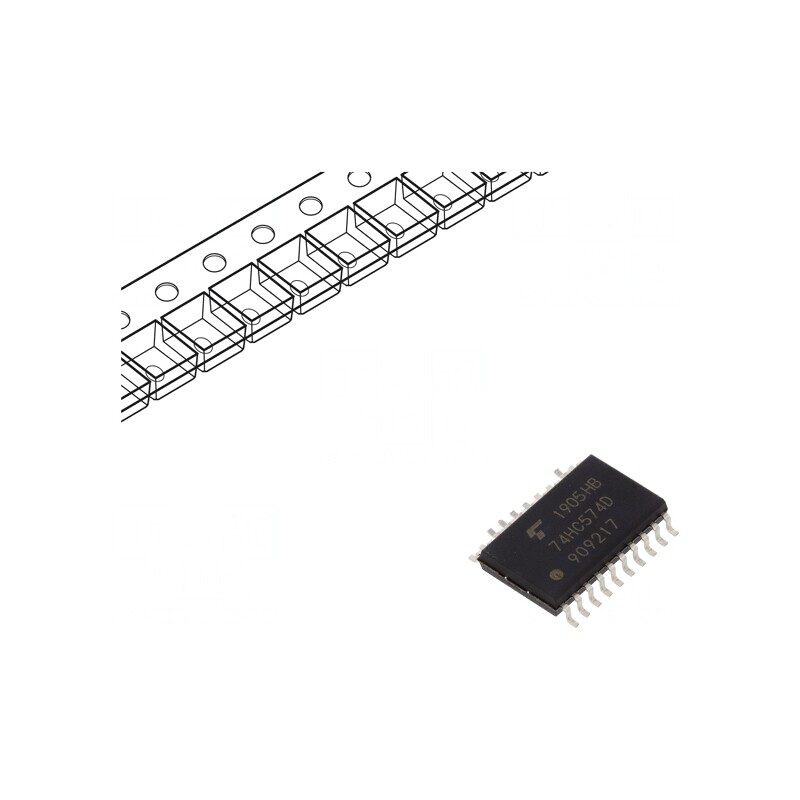 'Circuit Integrat 74HC574D Flip-Flop Digital 8 Canale SMD SO20' | Electronic-mag.ro | Componente Electronice 'Circuit Integrat 74HC574D Flip-Flop Digital 8 Canale SMD SO20' | Electronic-mag.ro | Componente Electronice