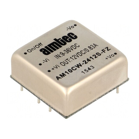 Convertor DC/DC 10W 9-36V la 12V 0.83A | Electronic-mag.ro | Componente Electronice