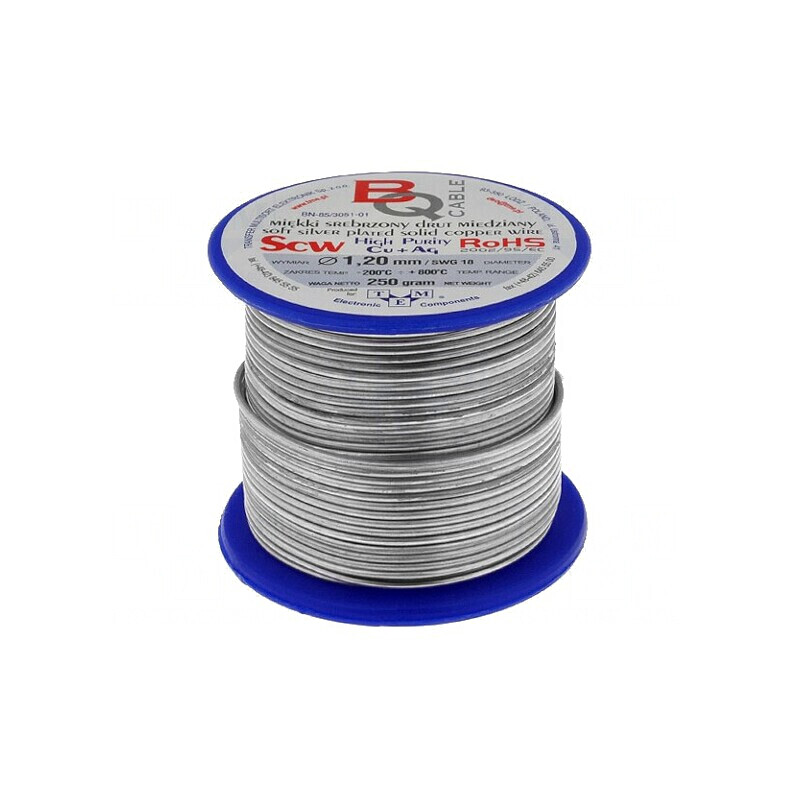 Sârmă de cupru argintată 1,2mm 250g | Electronic-mag.ro | Componente Electronice Sârmă de cupru argintată 1,2mm 250g | Electronic-mag.ro | Componente Electronice