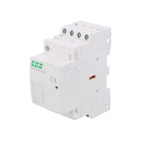 Contactor 4-Poli 25A 24V AC/DC NO IP20 | Electronic-mag.ro | Componente Electronice