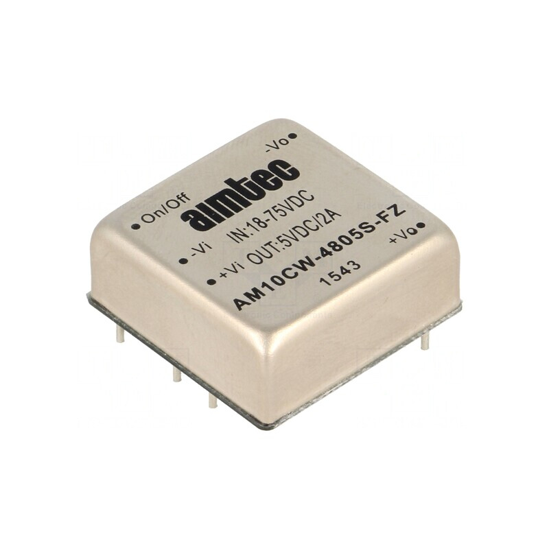 Convertor DC/DC 10W 18-75V la 5V 2A 1x1 | Electronic-mag.ro | Componente Electronice