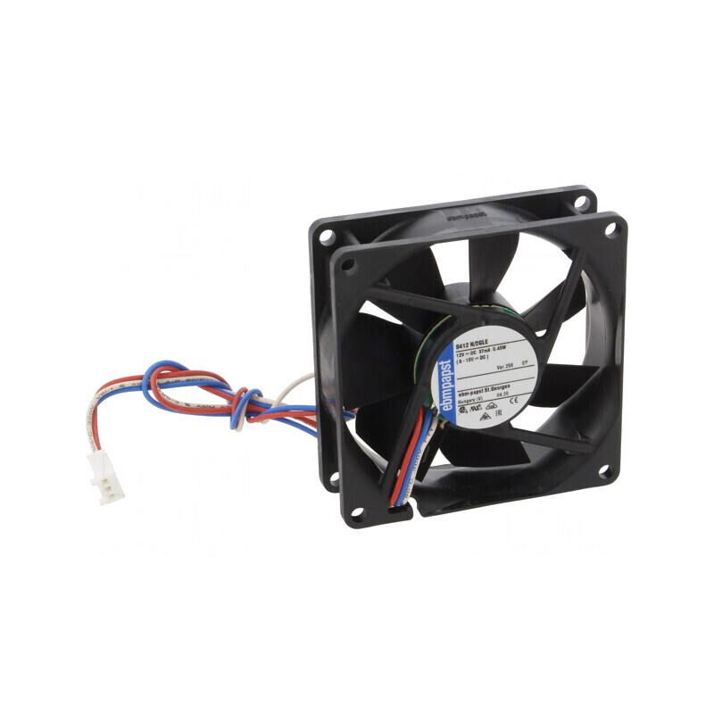 Ventilator Axial DC 12V 8412N/2GLE-256 | Electronic-mag.ro | Componente Electronice