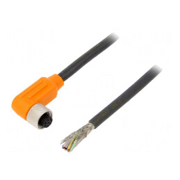 Cablu de conectare M12 8 pini unghi 10m IP67 | Electronic-mag.ro | Componente Electronice