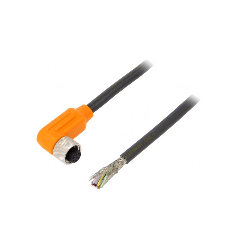 Cablu de conectare M12 8 pini unghi 10m IP67 | Electronic-mag.ro | Componente Electronice Cablu de conectare M12 8 pini unghi 10m IP67 | Electronic-mag.ro | Componente Electronice
