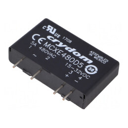 Releu Semiconductor Monofazat 5A 15-32VAC 48-660VAC | Electronic-mag.ro | Componente Electronice