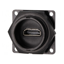 Conector HDMI Soclu IP67/IP68 Data-Con-X pentru Lipire | Electronic-mag.ro | Componente Electronice