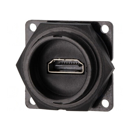 Conector HDMI Soclu IP67/IP68 Data-Con-X pentru Lipire | Electronic-mag.ro | Componente Electronice