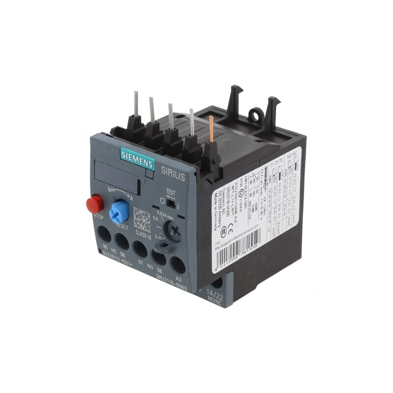 Releu termic cu șurub 3RT20 S00 3RU2116-0GB0 | Electronic-mag.ro | Componente Electronice Releu termic cu șurub 3RT20 S00 3RU2116-0GB0 | Electronic-mag.ro | Componente Electronice