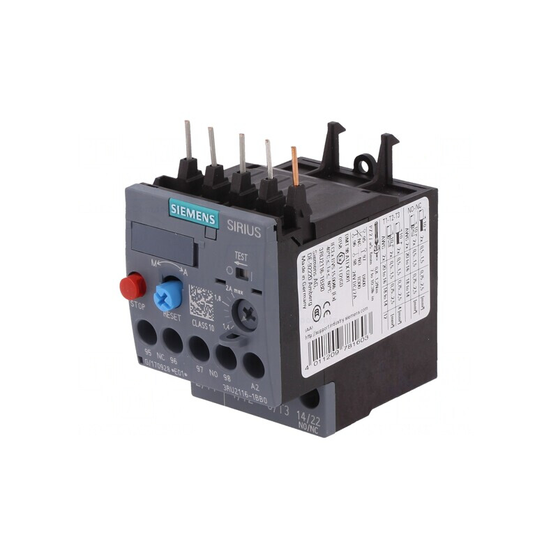 Releu termic 3RT20 S00 cleme șurub 3RU2116-1BB0 | Electronic-mag.ro | Componente Electronice Releu termic 3RT20 S00 cleme șurub 3RU2116-1BB0 | Electronic-mag.ro | Componente Electronice