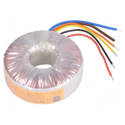 Transformator: toroidal | 160VA | 230VAC | 18V | 18V | 4,444A | 4,444A | 55152-P1S2