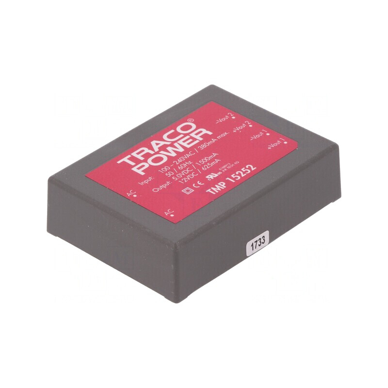 Convertor AC/DC 15W 85-264V la 5VDC și 12VDC | Electronic-mag.ro | Componente Electronice