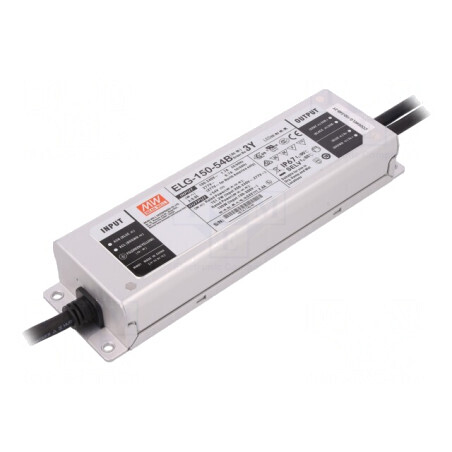 Alimentator LED 151.2W 54VDC 2.8A IP67 | Electronic-mag.ro | Componente Electronice