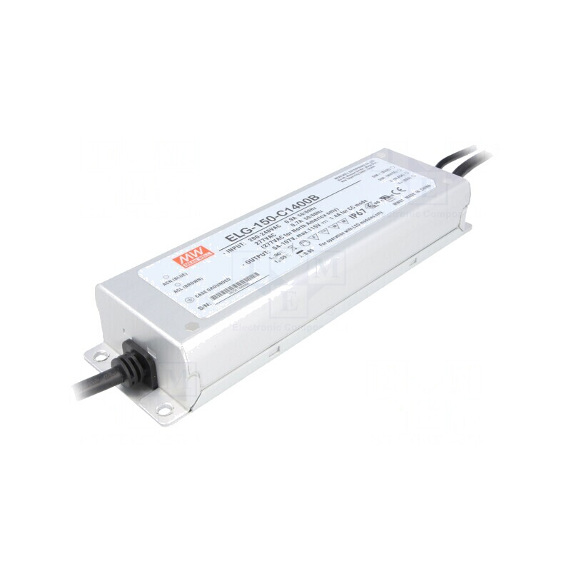 Alimentator LED 150W 1400mA 54-107VDC 180-295VAC | Electronic-mag.ro | Componente Electronice Alimentator LED 150W 1400mA 54-107VDC 180-295VAC | Electronic-mag.ro | Componente Electronice