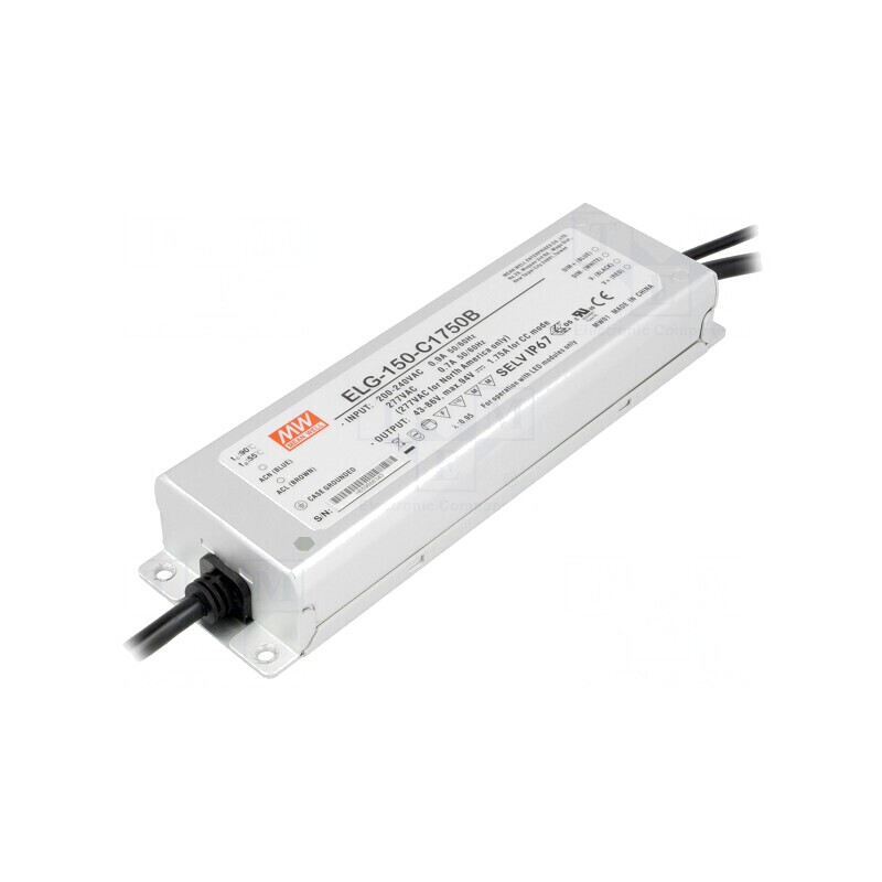 Alimentator LED 150W 43-86VDC 1750mA 180-295VAC | Electronic-mag.ro | Componente Electronice Alimentator LED 150W 43-86VDC 1750mA 180-295VAC | Electronic-mag.ro | Componente Electronice
