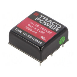 Convertor DC/DC 10W 36-160V la 3,3V 3000mA THN 10-7210WIR | Electronic-mag.ro | Componente Electronice