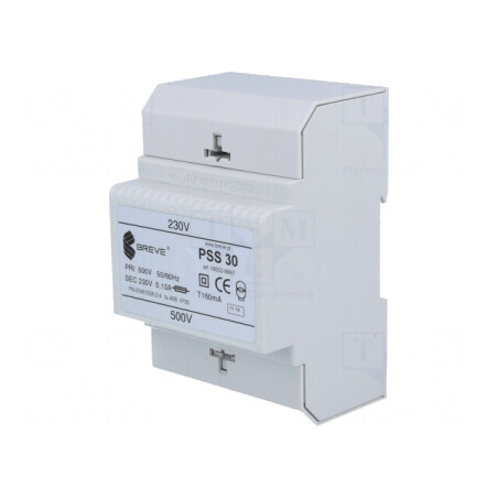 Transformator Alimentare 30VA 500VAC 230V Șină DIN | Electronic-mag.ro | Componente Electronice