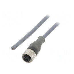 Cablu de conectare M12 10m drept 250VAC 2,7A PUR | Electronic-mag.ro | Componente Electronice