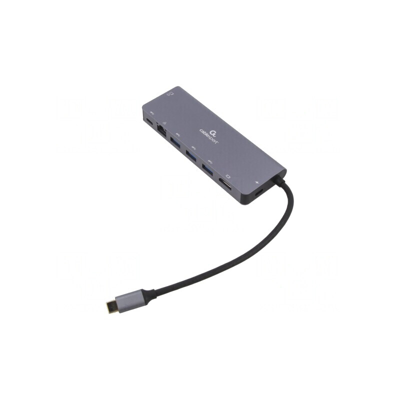 Adaptor USB 3.1 0,15m Negru Gri Cablexpert