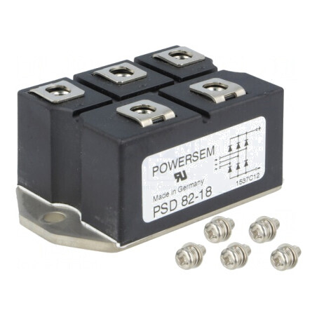 Punte Redresoare Trifazat 1,8kV 88A 750A Modul | Electronic-mag.ro | Componente Electronice