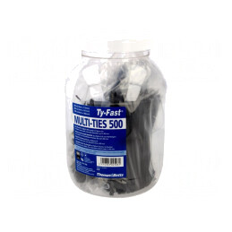 Set Coliere de Strângere Negre 500 Buc. | Electronic-mag.ro | Componente Electronice