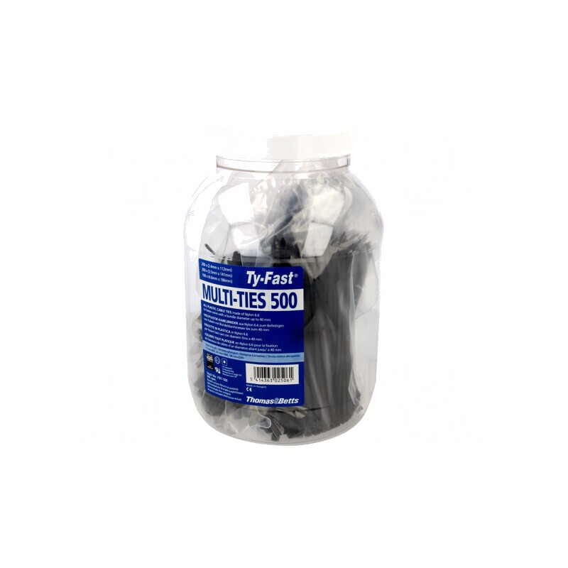 Set Coliere de Strângere Negre 500 Buc. | Electronic-mag.ro | Componente Electronice