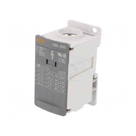 Bloc de distribuție 12 borne 46mm | Electronic-mag.ro | Componente Electronice