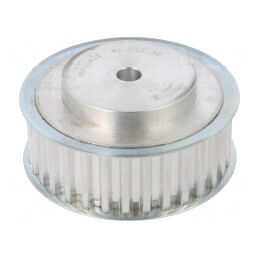 Roată de curea T10 aluminiu 32mm 47 dinți | Electronic-mag.ro | Componente Electronice
