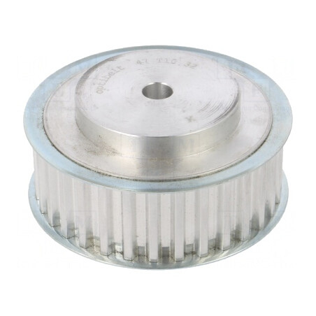 Roată de curea T10 aluminiu 32mm 47 dinți | Electronic-mag.ro | Componente Electronice