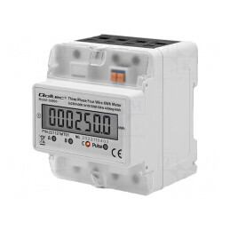 Contor Digital 3-Fazat LCD pentru Șină DIN | Electronic-mag.ro | Componente Electronice