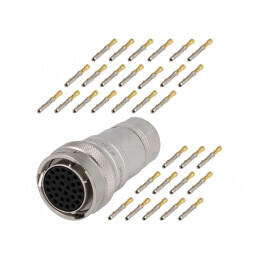 Conector Circular RT360 Mufă Mamă Crimpată PIN 32 | Electronic-mag.ro | Componente Electronice